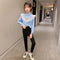 Blusa Infantil Elegante de Manga Larga con Cuello Solapa y Encaje
