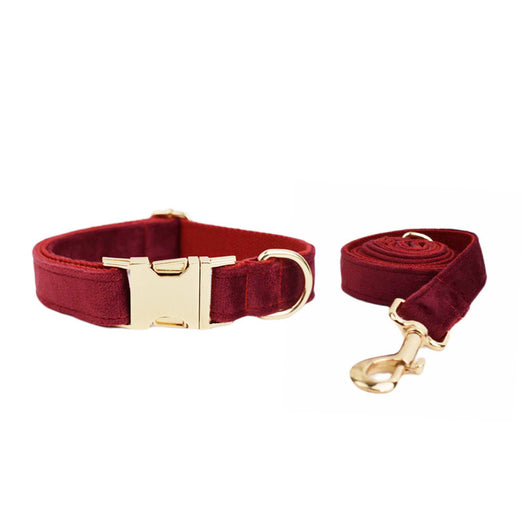 Collar de Mascota Velvet con Cuerda de Tracción - Image 3