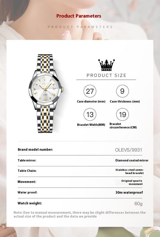 Reloj de Cuarzo para Mujer en Caja de Regalo - Image 10