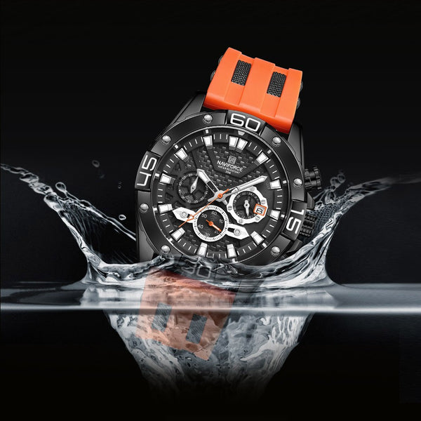 Reloj Deportivo de Negocios con Esfera Grande - Cuarzo Elegante