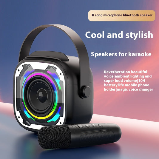 Parlante Bluetooth Portátil con Micrófono y Karaoke Integrado - Image 2