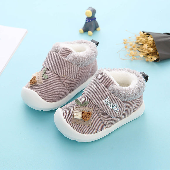 Zapatos de Invierno para Bebés y Niños Pequeños Bramille con Forro de Terciopelo