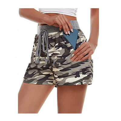Shorts Deportivos para Mujer con Cintura Elástica y Bolsillos - Image 3