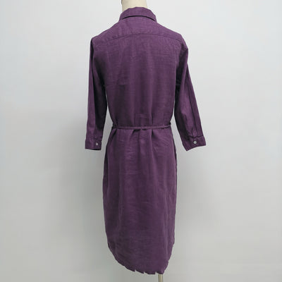 Cardigan Vestido Clásico Abotonado Largo para Mujer - Image 15