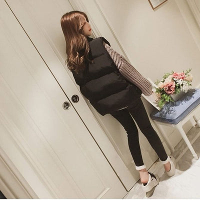 Chaleco Acolchado de Algodón para Mujer - Abrigo Corto Invierno - Image 2