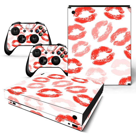 Psychedelic game console and controller stickers featuring a vibrant cannabis leaf and mushroom design. - Image 4