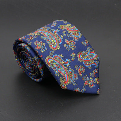 Corbata de Seda Bohemia Suave para Hombre 75mm - Image 8