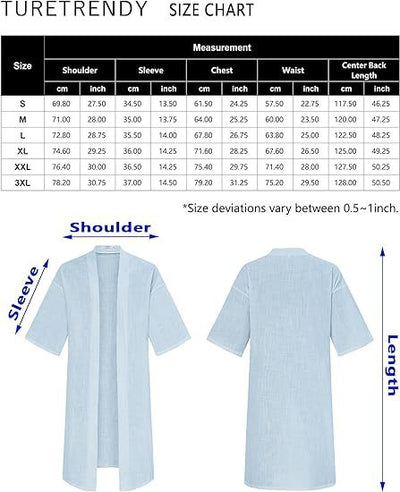 Camisa Casual Holgada para Hombre Talla Grande - Image 9