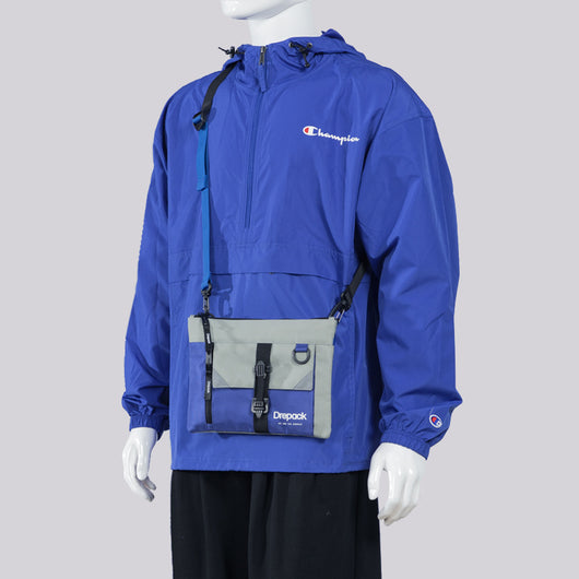 Bolsa Mensajera Techwear Color Block para Hombre con Detalles Reflectantes - Image 9