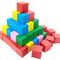 Juego de Bloques de Construcción Cubos para Enseñanza de Matemáticas en Madera