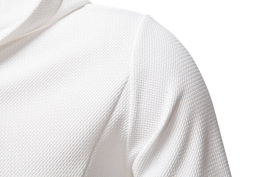 Sudadera Casual con Cierre Medio y Capucha - Manga Larga Colores Sólidos - Image 23