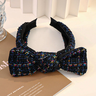 Diadema de Lana a Cuadros Xiaoxiangfeng para Mujer - Image 20