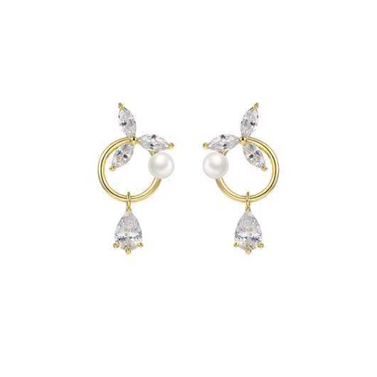 Aretes de Perla y Flor - Elegancia Atemporal - Image 6