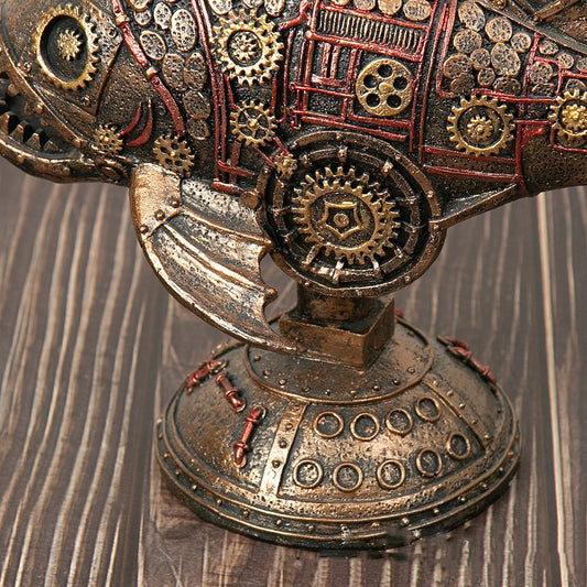 Decoración Steampunk Vintage: Ballena de Cobre Antiguo - Image 2