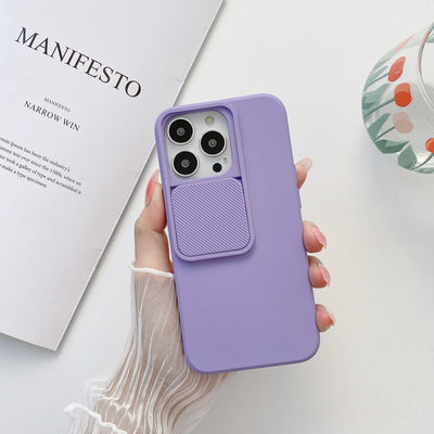 Funda Protectora con Cubierta Deslizante de Silicona para Celular - Image 12