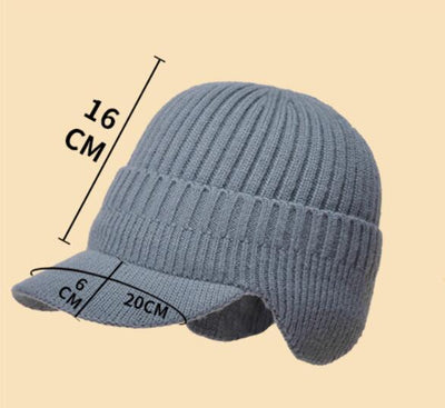 Gorro Tejido de Abrigo para Otoño e Invierno - Protección de Oídos - Image 10