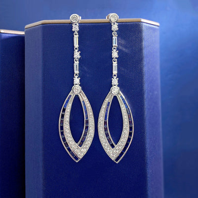 Aretes Hueco con Borla Larga para Mujer - Image 7