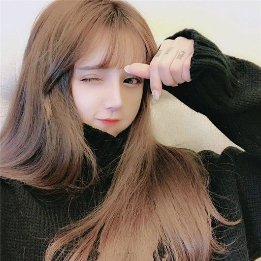 Extensiones de Cabello Liso Natural - Reparación Facial y Volumen Completo - Image 5