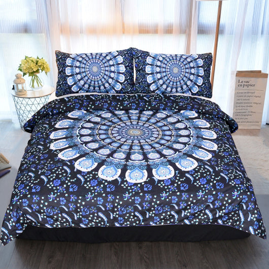 Juego de Cama Pavo Real Azul - Image 6