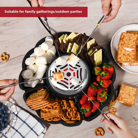 Máquina Multifunción para Algodón de Azúcar, Queso Derretido y Chocolate
