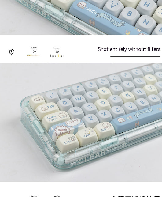 Keycap Gato Adorable MOA - Tecla Sublimada para Teclado Mecánico - Image 12