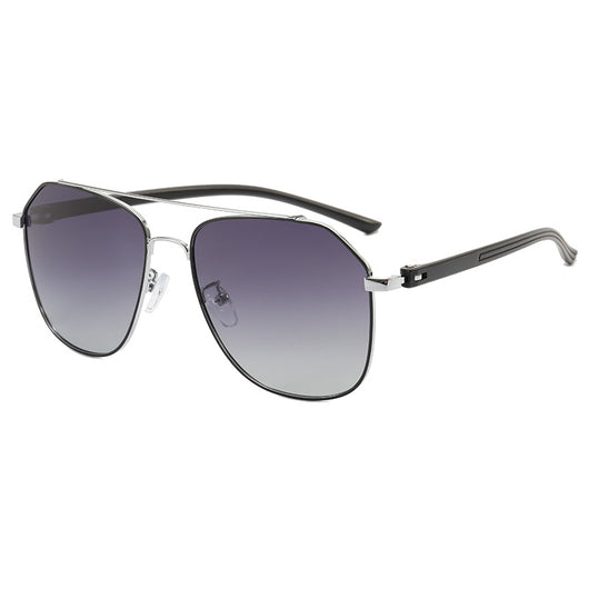 Gafas de Sol Aviador con Doble Puente Marco Grande - Image 7