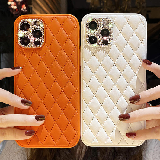 Funda de Cuero para Teléfono con Diseño Entrelazado - Image 6