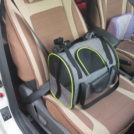 Transportín Plegable Multifuncional para Mascotas - Asiento de Auto para Perros y Gatos - Image 10