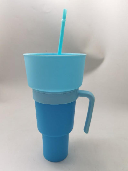 Vaso con Popote y Asa para Snacks - Gadget de Cocina Multifuncional - Image 9