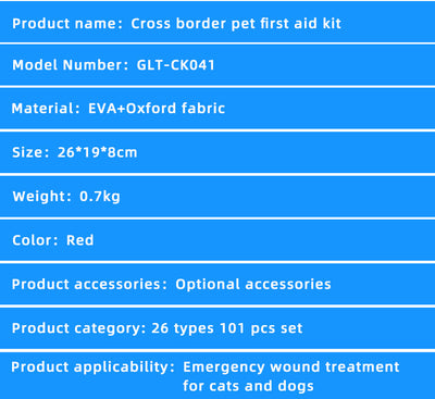Kit de Emergencia Veterinaria Portátil para Mascotas - Image 10