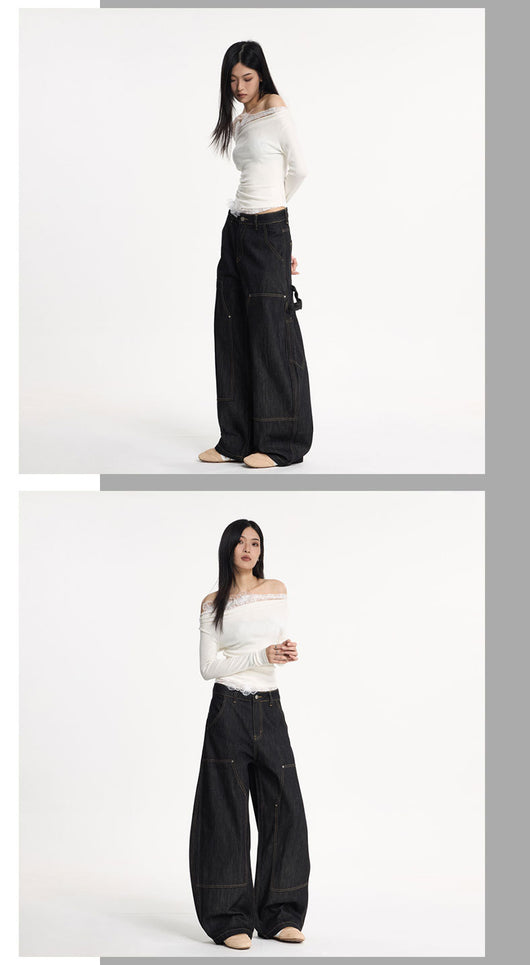 Pantalones Vaqueros de Trabajo Reforzados Corte Amplio A - Image 12