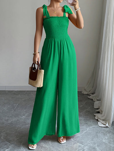 Jumpsuit Elegante de Cintura Alta con Pantalón Ancho - Image 9