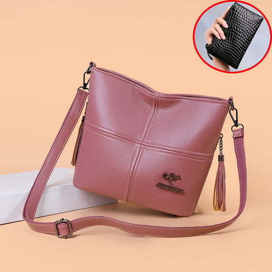 Bolso Bandolera de Cuero Sintético con Gran Capacidad - Image 13