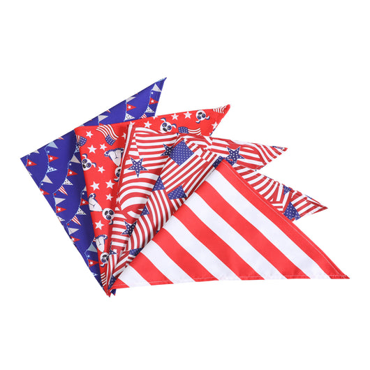 Babero Bandera Americana para Mascotas - Impresión de Capa Única - Image 7
