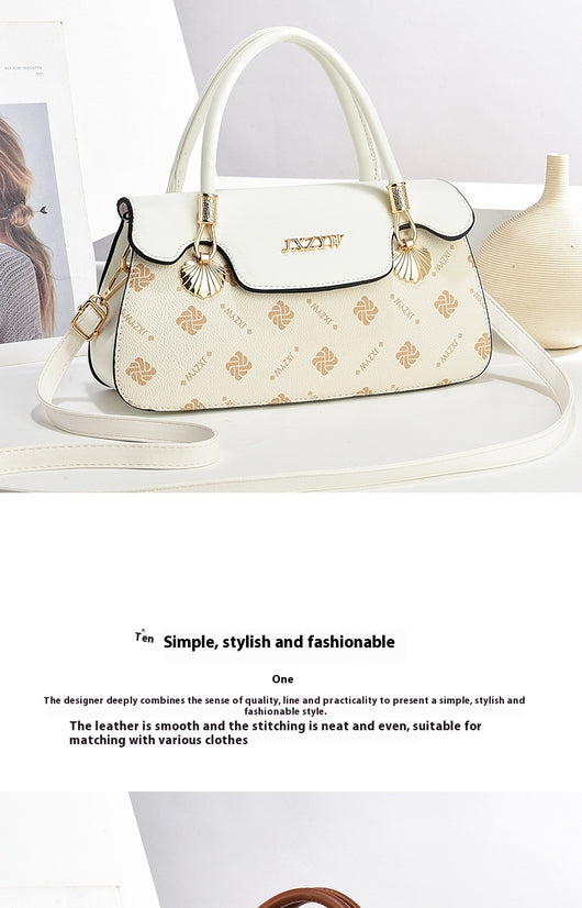 Bolso de Mano Vintage con Estampado de Letras - Bolsa Casual Crossbody para Mujer - Image 13