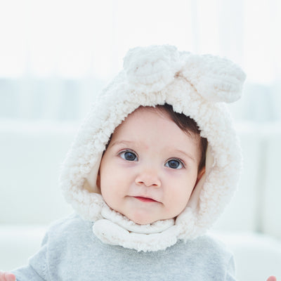 Gorras de Orejas de Conejo - Gorros Peluche Suave para Niños y Niñas