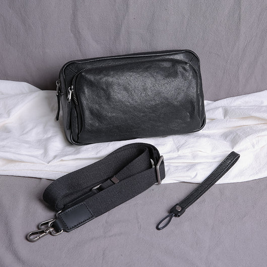 Bolsa de Cuero para Hombre con Gran Capacidad y Múltiples Compartimentos - Image 3