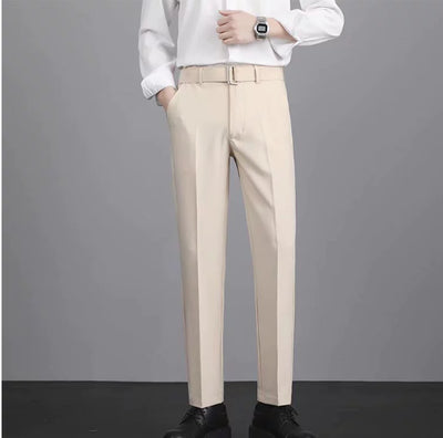 Pantalones Casuales Coreanos Rectos Antirruga de Corte Moderno - Image 20