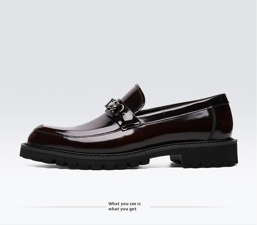 Zapatos Gommino con Hebilla Horse Street en Cuero Japonés Pulido para Hombre - Image 19