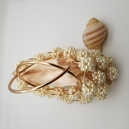 Bolso Bucket Tejido a Mano con Perlas - Diseño Casual y Elegante - Image 8