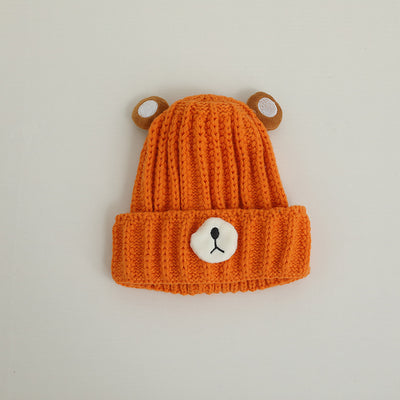 Gorro de Lana Tejido con Diseño de Osito en Colores Pastel - Image 47