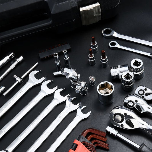 Kit de Herramientas Multifuncional para Reparación Automotriz con Llaves de Tubo