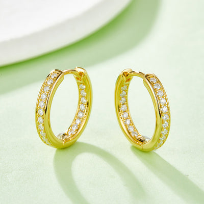 Aretes de Moissanita en Plata de Ley con Diamantes de Alta Calidad - Image 11