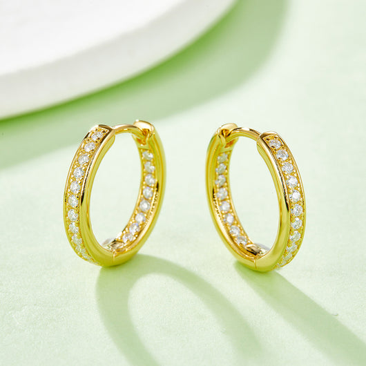 Aretes de Moissanita en Plata de Ley con Diamantes de Alta Calidad - Image 11