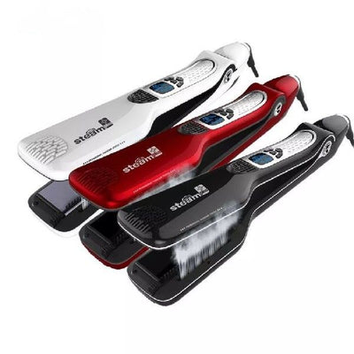 Plancha Alisadora de Cabello Titanio Cerámica con Vapor CLRLIFE