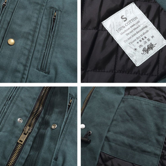 Chaqueta de Trabajo Estilo Americano en Algodón - Image 12
