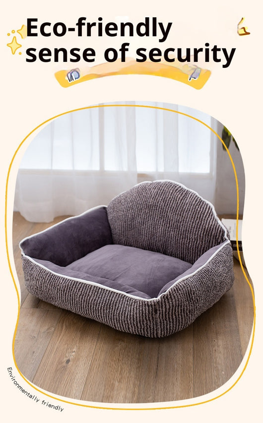 Sofá Cama Felpa para Mascotas Pequeñas y Medianas - Image 10