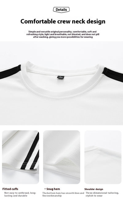 Conjunto Deportivo Hombre Estilo Hong Kong - Playera y Shorts Sueltos - Image 9