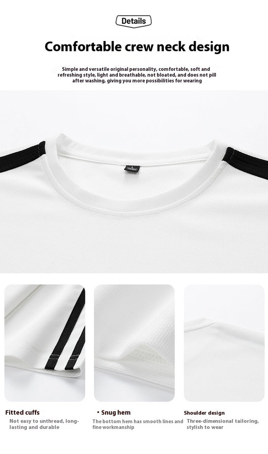 Conjunto Deportivo Hombre Estilo Hong Kong - Playera y Shorts Sueltos - Image 9