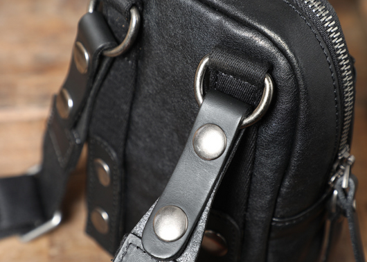 Bolsa Bandolera de Cuero Unisex - Diseño Moderno y Funcional - Image 11